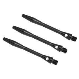 PATIKIL Dart Shafts 45mm/1.8 Inch, 3 Pack 2BA Thread Aluminum Dart Stems Dart Accessories for Steel Tip, Black