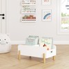 UTEX Montessori Bookshelf for Toddlers, Wooden Book Caddy with Adjustable