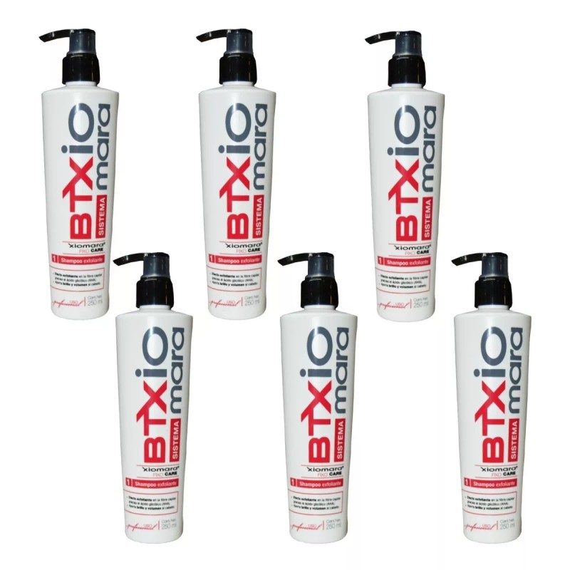 Xiomara 6 Shampoo Exfoliante Purificador Btx Paso 1 250 Ml
