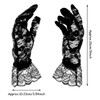 Abeillo Women Lace Gloves Elegant Wedding Gloves Short Tea Party