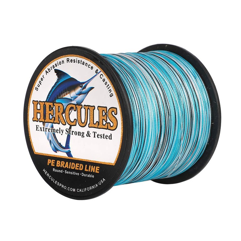 HERCULES PE Line, 8 Strands Fishing Line, 15 Colors, Far