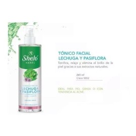 Sheló Nabel Tónico Facial Lechuga Y Pasiflora, Shelo Nabel