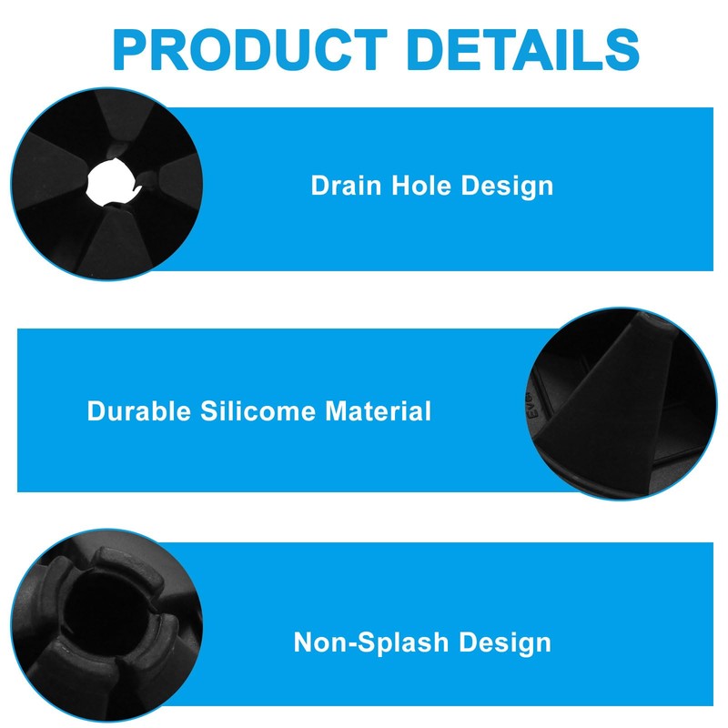 Dijedev 3 1/8" Garbage Disposal Splash Guard, Quiet Garbage Disposal