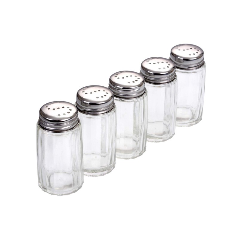 GRÄWE Glass Salt Shaker - Pack of 5