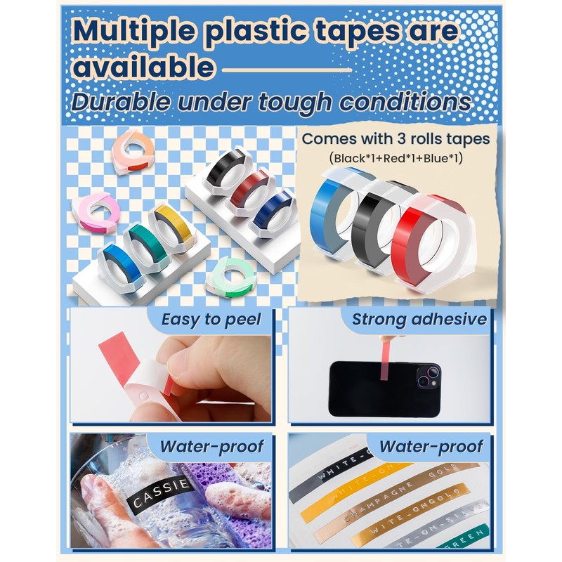 Memoking E975 Labelling Device Embossing Device - 3D Labelling Device