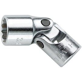 Stahlwille 01540016 402a Uniflex socket, Size 1/4", 1/4 inch drive, 12 points, High-performance steel - extremely resilient, chrome plated, Length 32mm, Weight 16g, Made in Germany