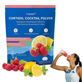Cortisol Cocktail Powder, 2026 Cortisol Lower Powder, Increase Concentration, Stay Relaxed & Reduce Stress, Naturally Reduce Stress, for Men and Women, Pack of 20