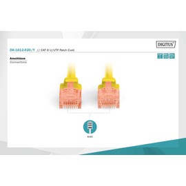 Digitus Patchkabel CAT 6 U/UTP 2 m Gelb