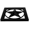 Ozco Building Products Black Star Ornamental Gate Accent (15-1/4" x