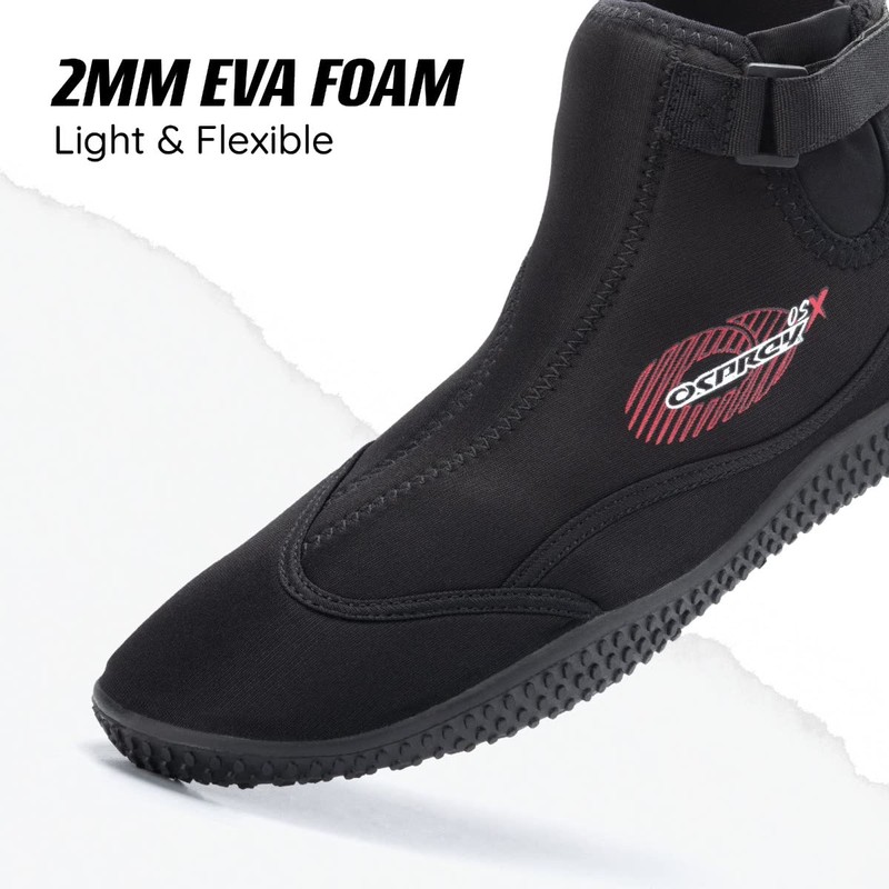 Osprey Adult Wetsuit Boots, Neoprene Boots for Men and Women,