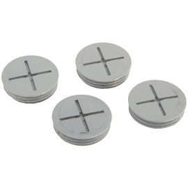 TayMac CP4100S Metallic Closure Plug Weatherproof Accessories, 1-Inch Per Polybag, Gray