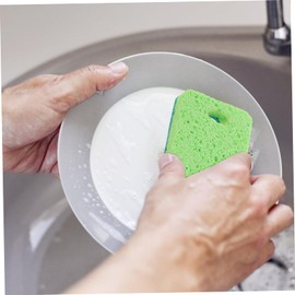 VILLFUL 12pcs Kitchen Sponge Dual Sided Scrubbers for Efficient Dishwashing and Household Cleaning High Absorbency Reusable for Sinks and Cookware