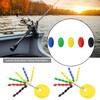 OTOTEC 10 Sets Rubber Fishing Stoppers 30-in-1 Oval Colourful Space