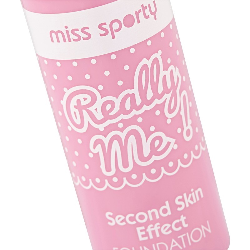 Miss Sporty Really Me Second Skin Effect Foundation, 7 g,