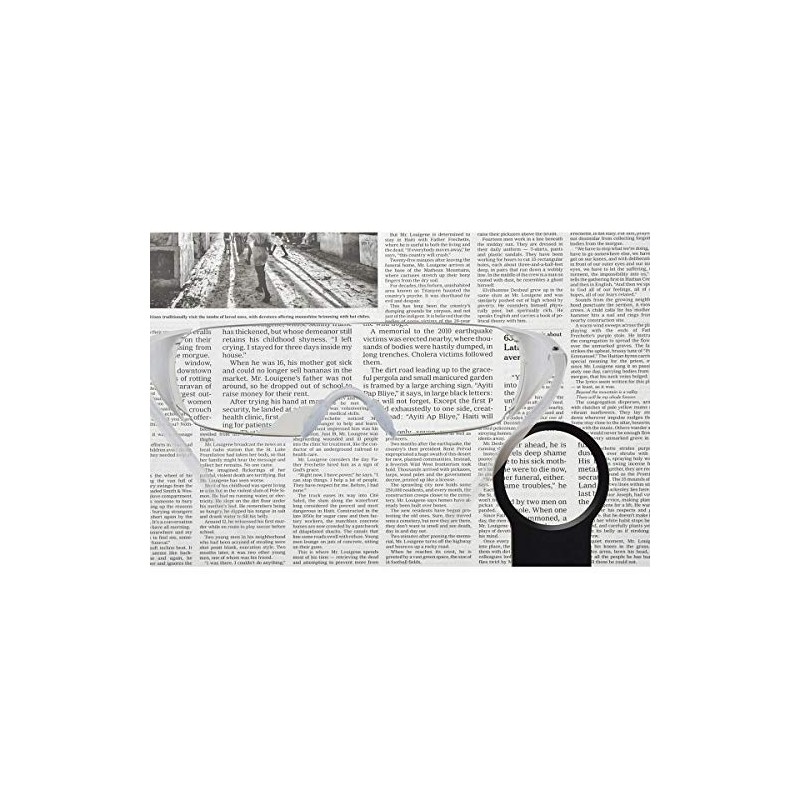 Em.Sh. Japan ST103 Glasses-Type Loupe White
