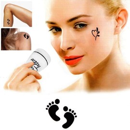 Green P&S You&Me Tattoo Stamp Large Type (L14 Foot Figure) / 그린피앤에스 유앤미 타투 스탬프 라지형 (L14 발그림)