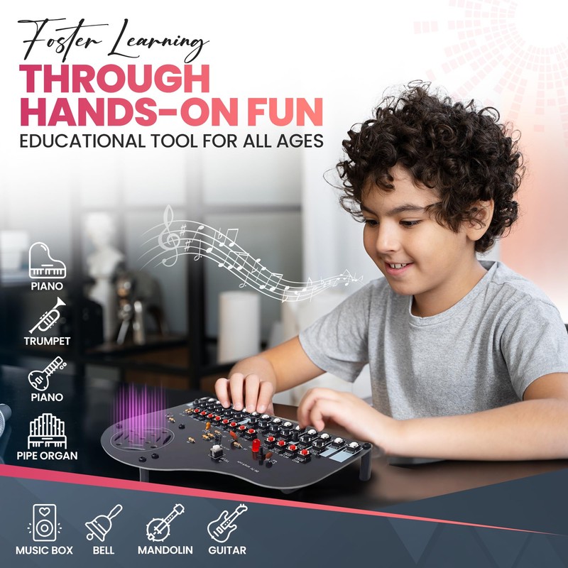 VOGURTIME DIY Piano Soldering Project Kit Electronics Solder Practice Kit,