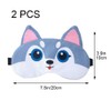 Dinntty Silk Eye Mask Light Blocking Sleeping Cute Cat Eye