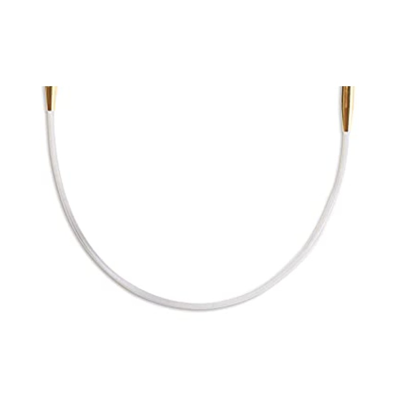 Seeknit Circular Knitting Needles, Bamboo, Brown, 23 cm x 3.5