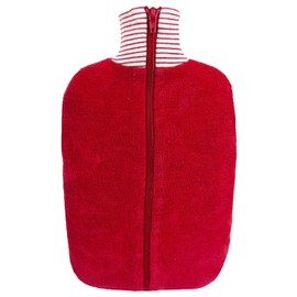 Hugo Frosch Eco Hot Water Bottle 2.0 L with Organic Cover Cherry