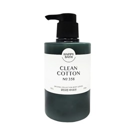 Happy Bath Original Collection Body Lotion Clean Cotton 500g / 해피바스 오리지널컬렉션 바디로션 클린코튼 500g