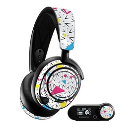 MightySkins Glossy Glitter Skin Compatible with SteelSeries Arctis Nova Pro - 90s Fun | Protective, Durable High-Gloss Glitter Finish | Easy to Apply, Remove, and Change Styles | Made in The USA