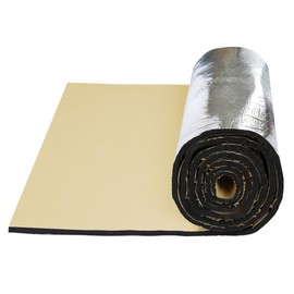uxcell Heat Sound Deadening Insulation Mat Deadener Pad Car Auto Exhaust Muffler Hood Door Waterproof 394mil 6.4sqft 40x24inch for Car