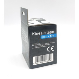 NT Kinesiology Elastic Tape | 5m x 5cm Roll of Elastic Muscle Support Tape for Exercise, Sports & Injury Recovery (Pink)