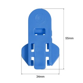 uxcell Manual Easy Can Opener, 3pcs - Plastic Beverage Can Covers Lids Protector, Bottle Opener for Soda, Beer, Drink (Blue)