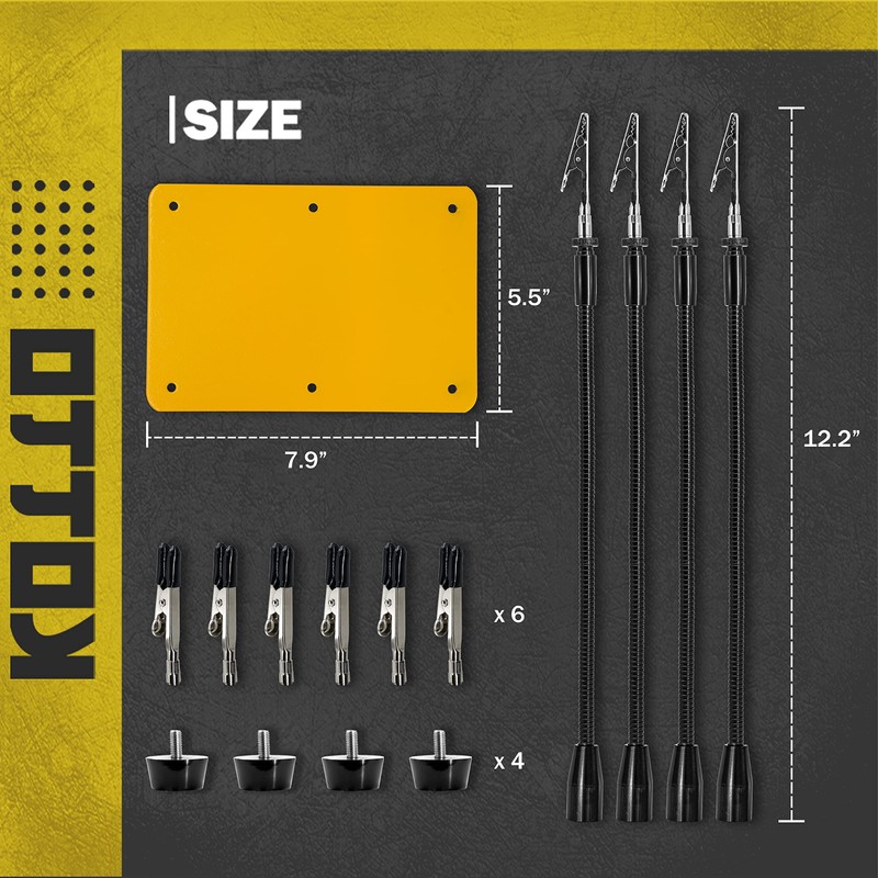 KOTTO Helping Hands Soldering, Third Hand Soldering Tool PCB Holder