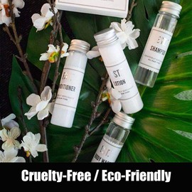 World Amenities EST. Body Wash with Grapefruit-Bergamot fragrance, Biodegradable/Recyclable Bottle with Screw Top, 1.41oz / 40ml, Pack of 48