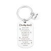 BOMEON Son Gifts, Son Gifts from Mum, Son Keyring from