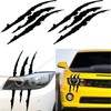 1 Set Monster Claw Sticker Car Decal, 3 pcs Scratch