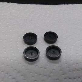 Hot Wheels Redline 4 Large HK Cap Repro Wheels - Bright Chrome