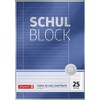 Brunnen Premium School Notepad (A4, 50 Sheets, Ruled, with Margin,