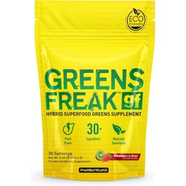 Pharmafreak Greens Freak Superfoods 30 Servings Strawberry Kiwi CLEARANCE 10/24!