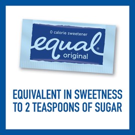 Equal 20008699 Zero Calorie Sweetener, 0.035 oz Packets, 500/Box