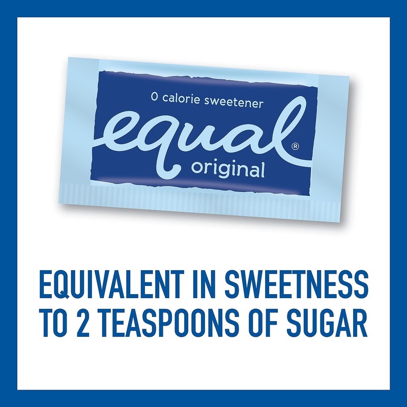 Equal 20008699 Zero Calorie Sweetener, 0.035 oz Packets, 500/Box