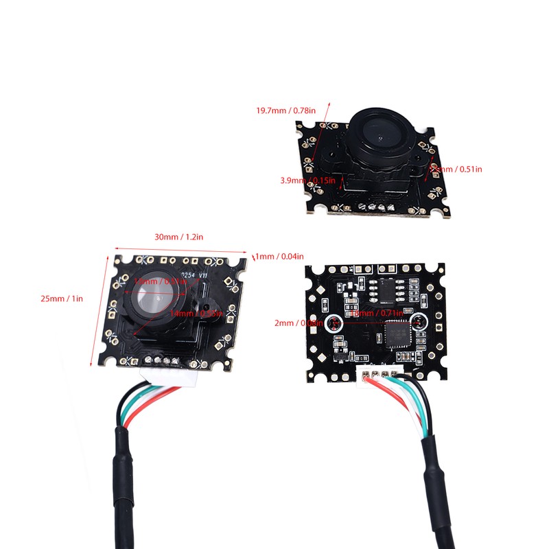 0.3MP Camera Module for OV7670 Chip 640x480 30FPS USB Wired