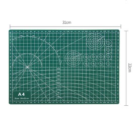 Mmaxboss13 pcs Cuchillas fabricadas en acero tapete de Costura Autorreparable, Mat A4 t apete de Corte para Manualidades, Arte, Tela, Proyectos de Albumes de Recortes