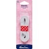 Hemline Hangsell Braided Elastic General Purpose Braided Elastic, White