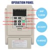 AC 220V Variable Frequency Drive Single Phase Input to 3