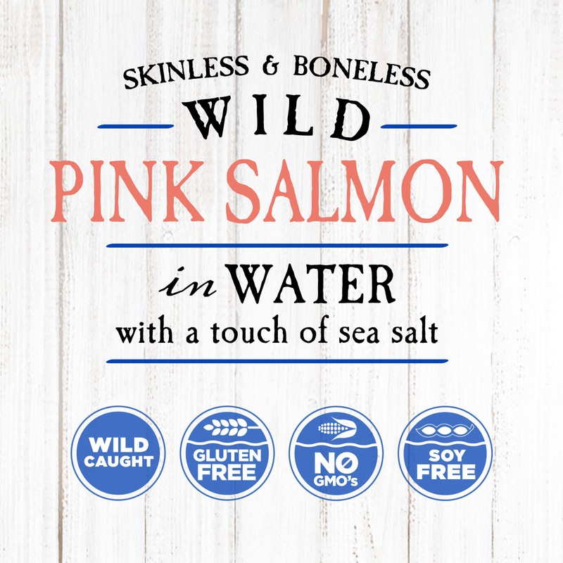 Blue Harbor Fish Co. Wild Pink Salmon in Water with