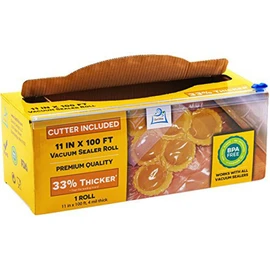 OutOfAir 11" x 100' MEGA Roll & Cutter Box Vacuum Sealer Bags Roll by OutOfAir