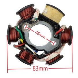 RedCap 6-Coil 5-Wire Stator Magneto for GY6 50cc-150cc Roketa ATV Quad Scooter Go-Kart