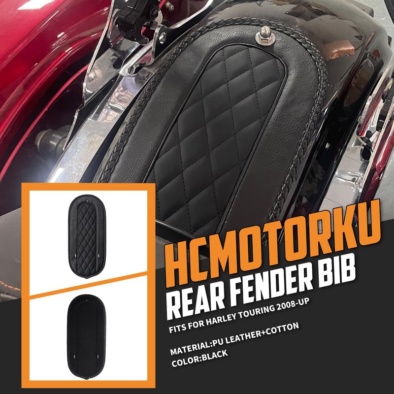 HCmotorku Motorcycle Rear Fender Bib Fit For Harley Touring Electra