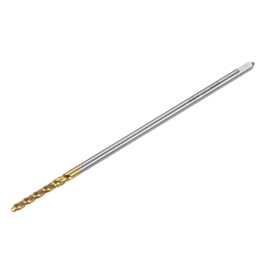 uxcell Metric Spiral Flute Taps, M3 x 0.5 H2 Thread 100mm Extra Long Screw Threading Tap, Titanium Coated Machine Tapping Tools for Machinist Repair