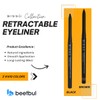Bissú Retractable Eye Liner - Waterproof, 15-Hour Wear, Natural Ingredients,
