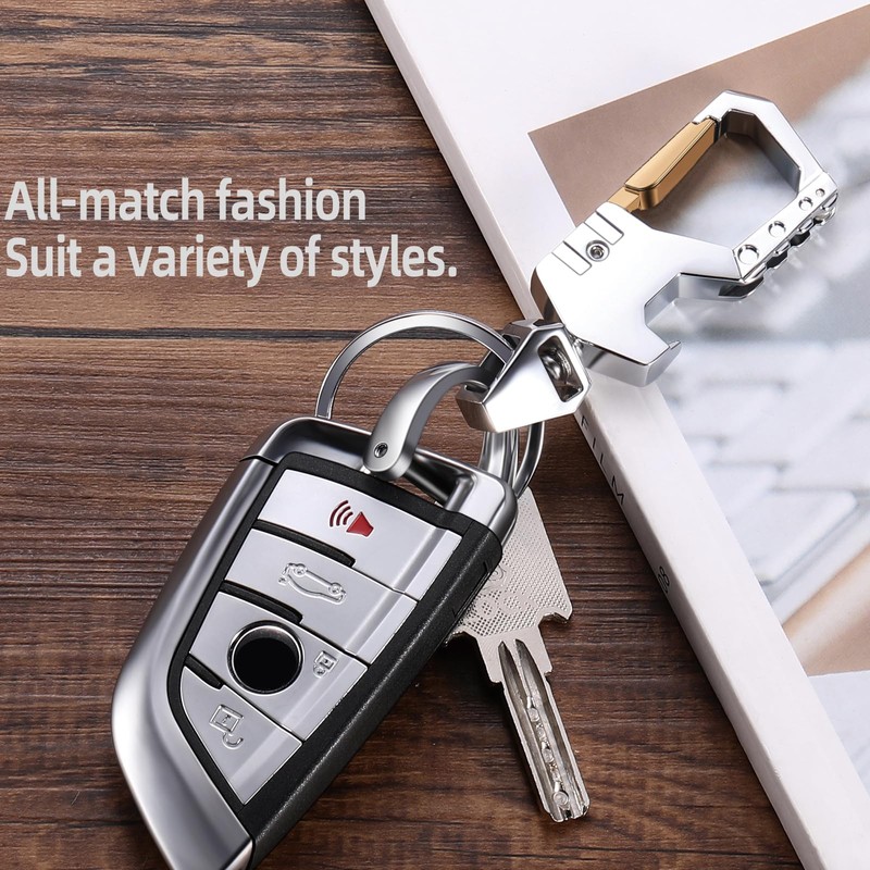 Mtverver Heavy Duty Key Chain with (1 key ring and