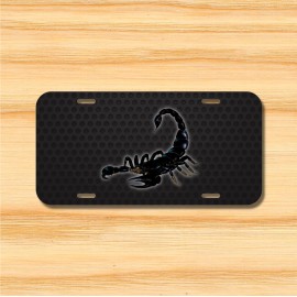 Amel Scorpion El escorpión el alacrán Scorpio License Plate Front Auto Tag Plate